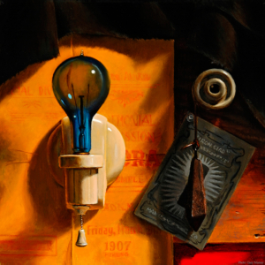 Mehling-BlueBulb-OilOnLinen
